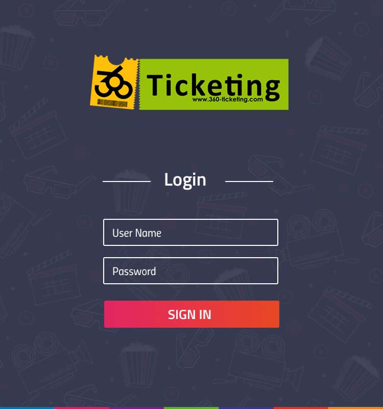 Login page